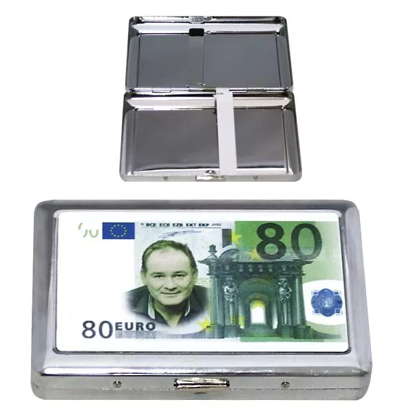 80 Euroschein Zigarettendose - Bild